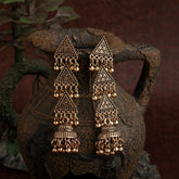 Silver / Gold Plated Triangle Shaped Designed Fashion Antique Jhumki Earring
