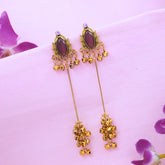 Antique Gold Plated Earring