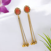 Antique Gold Plated Earring