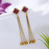 Antique Gold Plated Earring