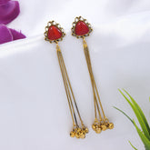 Antique Gold Plated Earring