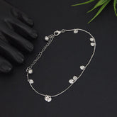 Gold and Silver Plated Anklet