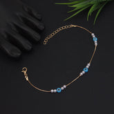 Gold and Silver Plated Anklet