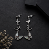 Stainless Steel Gold/Silver Plated Butterfly Dangle Earring