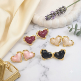 Colourful Western Stude Earring ( pack of 4 )
