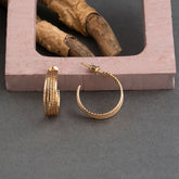 Silver / Gold Plated Fashion Hoops Earring