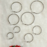 Silver/Gold/Rose Gold Plated Fashion Hoops Earrings