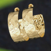Gold/Silver Plated Creoles Hoops Earring