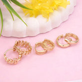 Set Of Three Pair Hoops Earrings