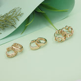 Set Of Three Pair Hoops Earrings