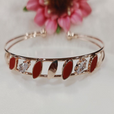 Silver/Gold/Rose Gold Plated Fancy kada