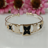 Silver/Gold/Rose Gold Plated Fancy kada