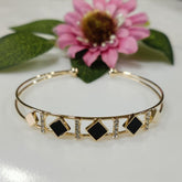 Silver/Gold/Rose Gold Plated Fancy kada