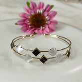 Silver/Gold/Rose Gold Plated Fancy kada