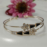 Silver/Gold/Rose Gold Plated Fancy kada