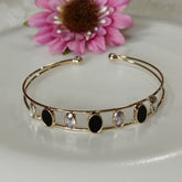 Silver/Gold/Rose Gold Plated Fancy kada