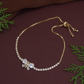 Korean Gold/Silver Plated Zirconia Stone Adjustable Bracelet
