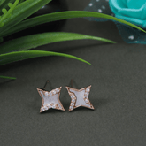 Korean Gold/Silver/Rosegold Plated Simple Star Shaped Stud Earring