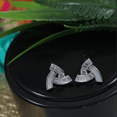 Korean Gold/Silver/Rosegold Plated SimpleTwister Stud Earring