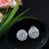 Korean Gold/Silver Plated Multi Baguette CZ Stud Earring