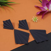 Korean Mate Coloured Kite Shaped Dangler Earring