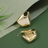 Korean Gold/ Silver Plated Angled Drop Earring