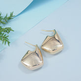 Korean Gold/ Silver Plated Angled Drop Earring