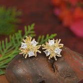 Korean Gold/ Silver Plated Stud Earring