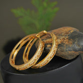Korean Gold/ Silver Plated hoops Earring