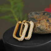 Korean Gold/ Silver Plated hoops Earring