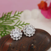 Korean Silver Plated stud Earring