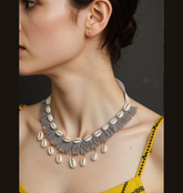Cowrie Shell Handcrafted Western Choker Necklace