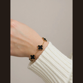 Stainless Steel Clover Bracelet