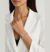 Korean Gold/Rosegold/Silver Plated CZ Adjustable Bracelet