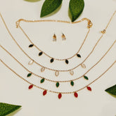 Silver/Gold/Rose Gold Plated Choker Necklace