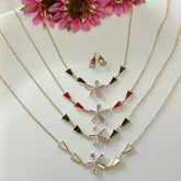 Silver/Gold/Rose Gold Plated Choker Necklace