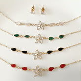 Silver/Gold/Rose Gold Plated Choker Necklace