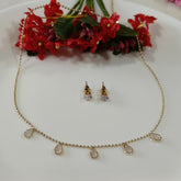 Silver/Gold/Rose Gold Plated Choker Necklace