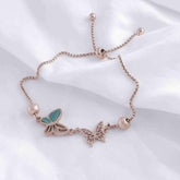 Stainless Steel Butterfly Bracelet