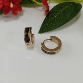 Stainless Steel Gold/Rosegold Plated Tiny Hoops Earring