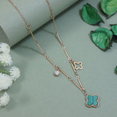 Stainless Steel Clover Pendent Necklace
