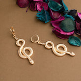 Silver / Gold Plated Snake Designed Western Fashion Earring