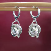 Silver / Gold Plated Interlinked Style Design Western Fashion Earring