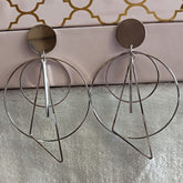 Silver / Gold Plated Geometric Shaped Western Fashion Earring