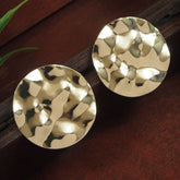 Gold/Silver Plated Wave Circle Stud Western Earring