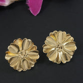 Gold/Silver Plated flower Stud Western Earring