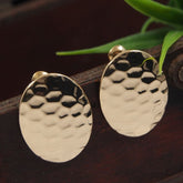 Gold/Silver Plated Leaf Stud Western Earring