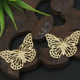 Gold/Silver Plated Butterfly Stud Western Earring