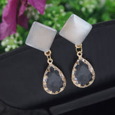 Geometric Shape Teardrop Western Earring