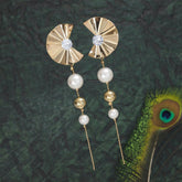 Gold/Silver Western Earring